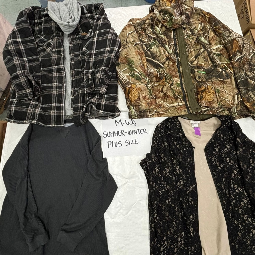 M-W Summer-Winter Plus Sizes - $0.71/lb