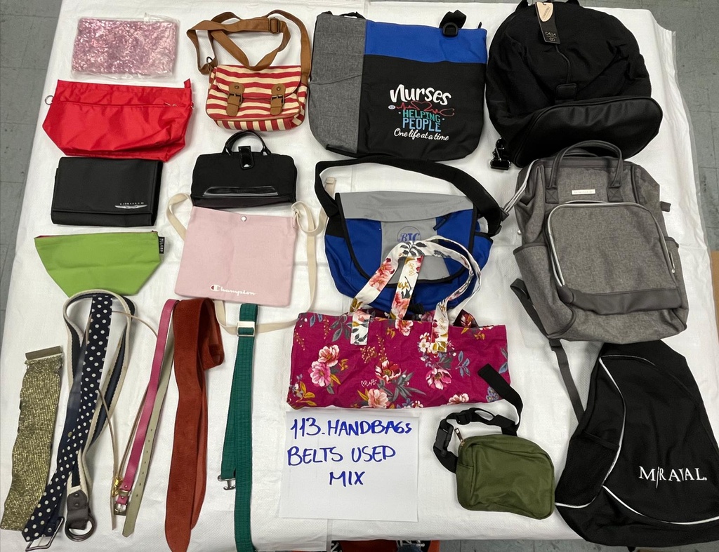 Handbags & Belts Mix - $0.78/lb