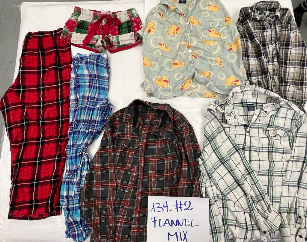 Flannel Mix - $0.15/lb