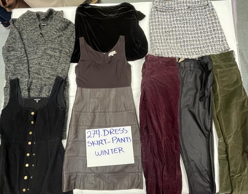 [274] Dress - Skirt - Pants Winter - $0.72/lb