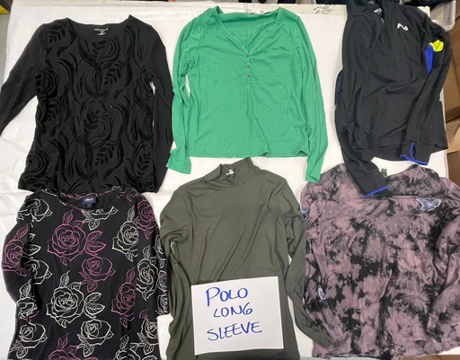 [277] Polo Long Sleeve - $0.88/lb