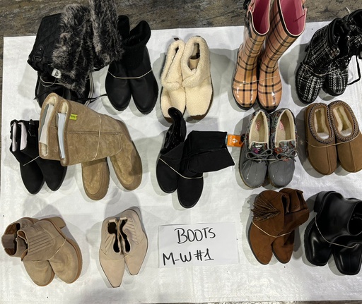 [278] Boots M-W #1 - $2.20/lb