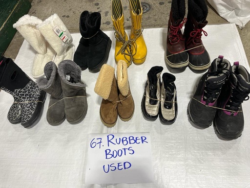 [67] #2 Rubber Boots - $0.07/lb