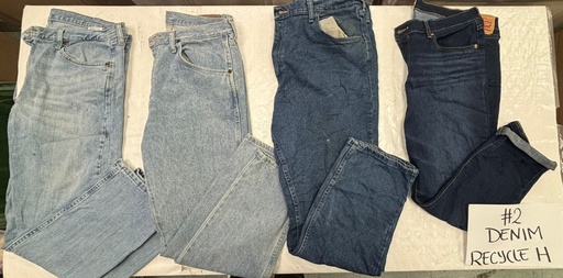 [131] #2 Denim Recycle - Brand H - $0.75/lb