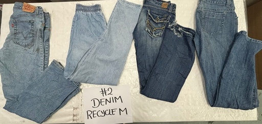 [149] #2 Denim Recycle - Brand M - $0.75/lb