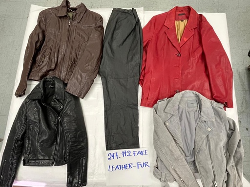 [217] #2 Fake Leather-Fur - $0.01/lb