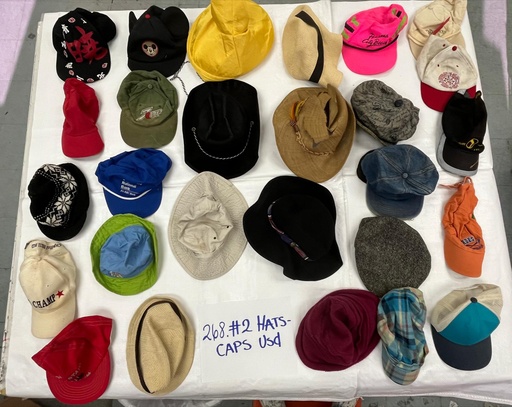 [268] #2 Hats & Caps - $0.33/lb